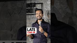 Late Cumer  Stand Up Comedy Vikas Kush Sharma  Crowd Work  standupcomedy shorts [upl. by Yggam]