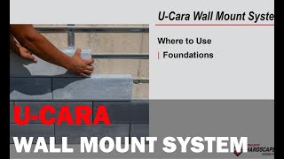 UCara Wall Mount System by Jason Stafford  Unilock Michigan [upl. by Jeffie355]