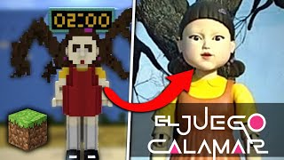 🦑El JUEGO DEL CALAMAR en MINECRAFT SquidGame [upl. by Arte]