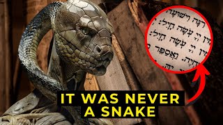 THE SERPENT IN GENESIS IS NOT A SERPENT HEBREW TEXT FOUND REVEALS THE TRUTH [upl. by Norag]