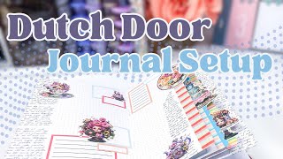 Weekly Creative Journal Setup amp Plan With Me May 2024 Dutch Door Spread [upl. by Kristoforo]