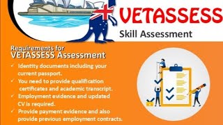 Tips on how to pass a Vetassess Skills Assessment for Australian Immigration Visa Requirements [upl. by Isadora]