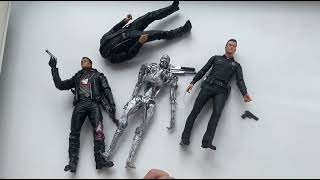 Ultimate Terminator Collection T800 T1000 Endoskeleton Arnold Schwarzenegger Robert Patrick [upl. by Enibas]