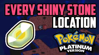 Where to Find Shiny Stone  Pokemon Platinum All Methods [upl. by Sulamith483]