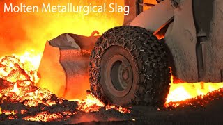 Molten Metallurgical Slag Removal Tools and Machines  Coke Manufacturing Process [upl. by Anatola]