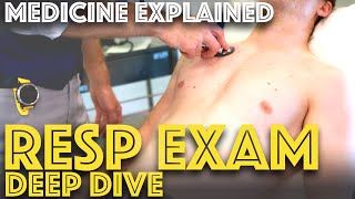 Respiratory Examination Explained  Clinical Skills Deep Dive  Medical School Revision  Dr Gill [upl. by Nooj]