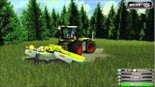 LS11 Claas Xerion mit Claas Disco 93008600 by Andy W [upl. by Llyrrad]