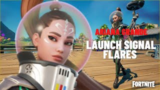 Where to Launch Signal Flares Ariana Fortnite Quest [upl. by Dario]