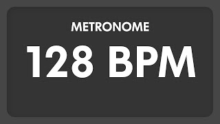 128 BPM  Metronome [upl. by Alsi387]