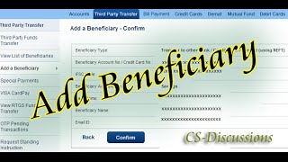 How to add beneficiary in HDFC net banking [upl. by Chane388]