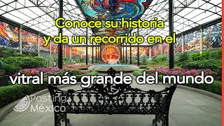 Recorrido e historia del vitral más grande del mundo el COSMOVITRAL ubicado en Toluca EdoMex [upl. by Zul]