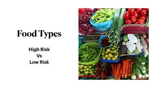 High Risk vs Low Risk foods Perishable vs Non Perishable [upl. by Suoirtemed887]