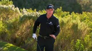 Phil Mickelson Chipping from Rough subEaglecom [upl. by Jaime]