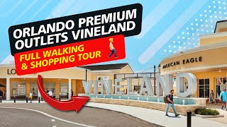 Orlando Premium Outlets Vineland ✅ FULL TOUR [upl. by Gnap928]