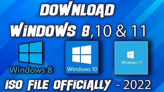 Download Windows 8 10 11 ISO File Officially in 2022  All Windows ISO File From Microsoft [upl. by Asabi738]