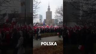 POLSKA WARSZAWA MARSZ NIEPODLEGŁOŚCI [upl. by Anaitsirc]