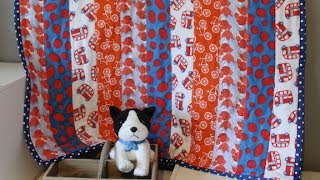 How To Sew An Easy Strip Quilt [upl. by Bathsheba]