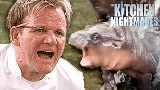 gordon amp moo deng screamo duet when  Kitchen Nightmares  Gordon Ramsay [upl. by Leonard]