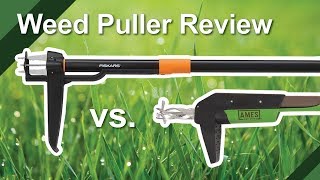 Fiskars vs Ames Weeder Review [upl. by Nnayelhsa]