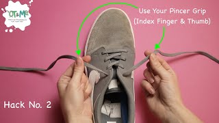 How to TIE YOUR SHOELACES 👟  Hack 2  Step by Step Guide for Kids [upl. by Aecila]