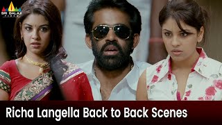 Richa Langella Best Scenes Back to Back  Mirchi  Prabhas  Telugu Movie Scenes SriBalajiMovies [upl. by Cilla]