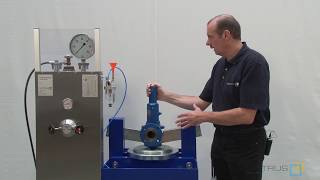 How to test a safety relief valve with air or nitrogen [upl. by Hannala]