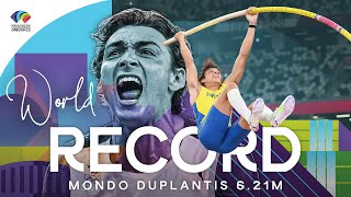 WORLD RECORD  Mondo Duplantis clears 621m  World Athletics Championships Oregon 22 [upl. by Oterol]