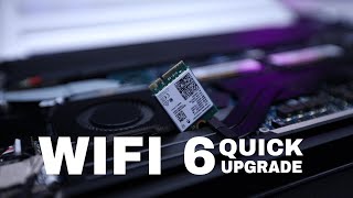 How to Upgrade WIFI 6 in a Laptop [upl. by Nwahser875]