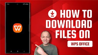 How To Download Files On WPS Office App  2024 Guide [upl. by Htederem]