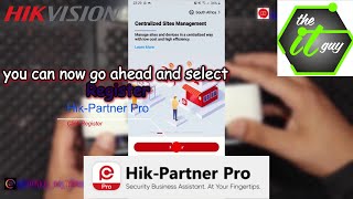 How to register your HikPartner Pro App [upl. by Nosle521]