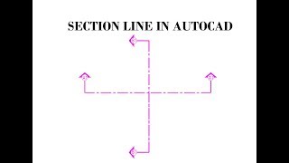 HOW TO MAKE SECTION LINE IN AUTOCADTOP CIVIL ENGINEERING VIDEOSLEARNING AUTOCAD [upl. by Adelice]