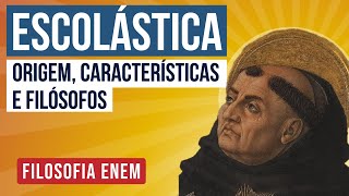 ESCOLÁSTICA origem características e filósofos  Filosofia para o Enem  Ernani Júnior da Silva [upl. by Salkin445]