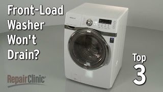 Washer Won’t Drain — Washing Machine Troubleshooting [upl. by Moseley134]