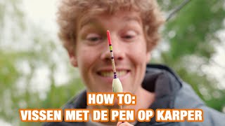 How To Karpervissen met de pen dobber  Vissen Doe Je Zo [upl. by Llennoj418]