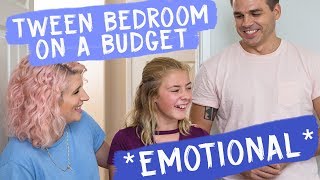 Tween Bedroom on a Budget emotional  Mr Kate Decorates [upl. by Unni]