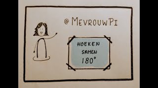 Hoeken samen 180 graden  Wiskunde uitleg vmbo [upl. by Haila54]