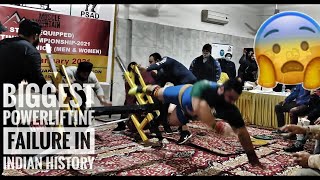 Biggest Incident in Indian Powerlifting History375kg  Bhaskar Powerlifting  National Champion [upl. by Om839]