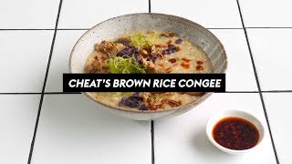 Cheats Brown Rice Congee Recipe  delicious Australia [upl. by Loveridge]