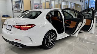 2023 MercedesBenz CClass C 300 Sedan Walkaround — Interior Exterior Sound [upl. by Einnol197]