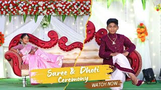 Half Saree amp Dhoti Ceremony Teaser 2024  Sanvi amp Sathvik  Studios3photography  trending [upl. by Evannia131]