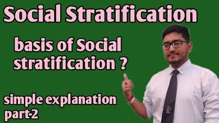 social stratification part2 what are the basis of social stratificationlawswithtwins sociology [upl. by Ambur26]