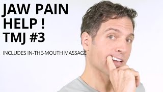 TMJ 3 Massage and Stretches for Jaw Pain  Intra Oral Trigger Point Work  TMD [upl. by Evaleen]