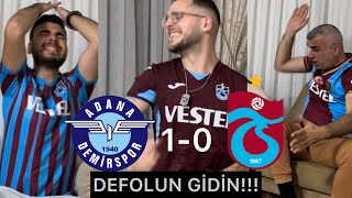 KÜRŞAT VE DAYI ADANA DEMİRSPOR TRABZONSPOR MAÇINA TEPKİ VERİYOR [upl. by Seuguh]