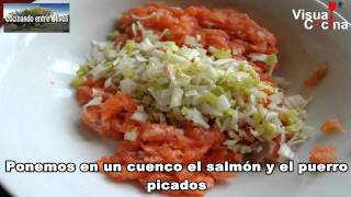 hamburguesa de salmon con salsa tartara [upl. by Rangel]