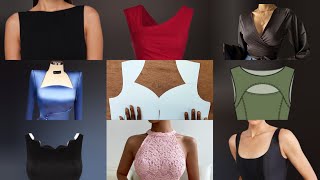 How to cut trendy Necklines  How to cut 13 Different Neckline  Confidensews necklinedesigns2024 [upl. by Elayor]