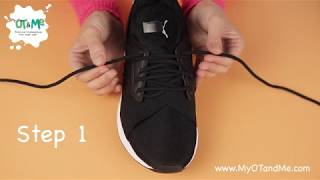 How to TIE YOUR SHOELACES 👟 Step by Step Guide for Kids [upl. by Dahsraf]