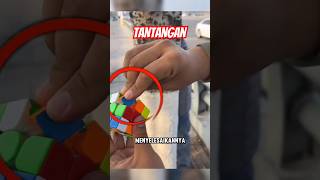 Pemain rubik terbaik dunia ditantang rubikscube challenge shortvideo viralvideo trending [upl. by Melli]