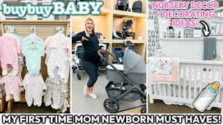 ITS BABY TIME Buy Buy Baby Shopping Spree 🍼👶🏼  Nursery Decor Ideas  First Time Mom MUST Haves [upl. by Reedy]