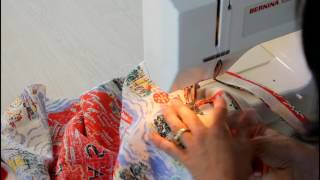 How to Sew a Tote Bag from a Tea Towel [upl. by Best]