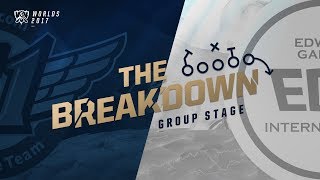 The Breakdown with Zirene How SKT beat EDG Worlds Group Stage Week 1 [upl. by Gay240]